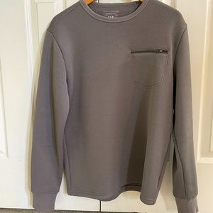 Grey Gap L/S Sweatshirt w/ Zipper Pocket.